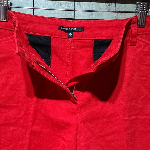 Chaps Sport bright red shorts - Picture 6 of 8